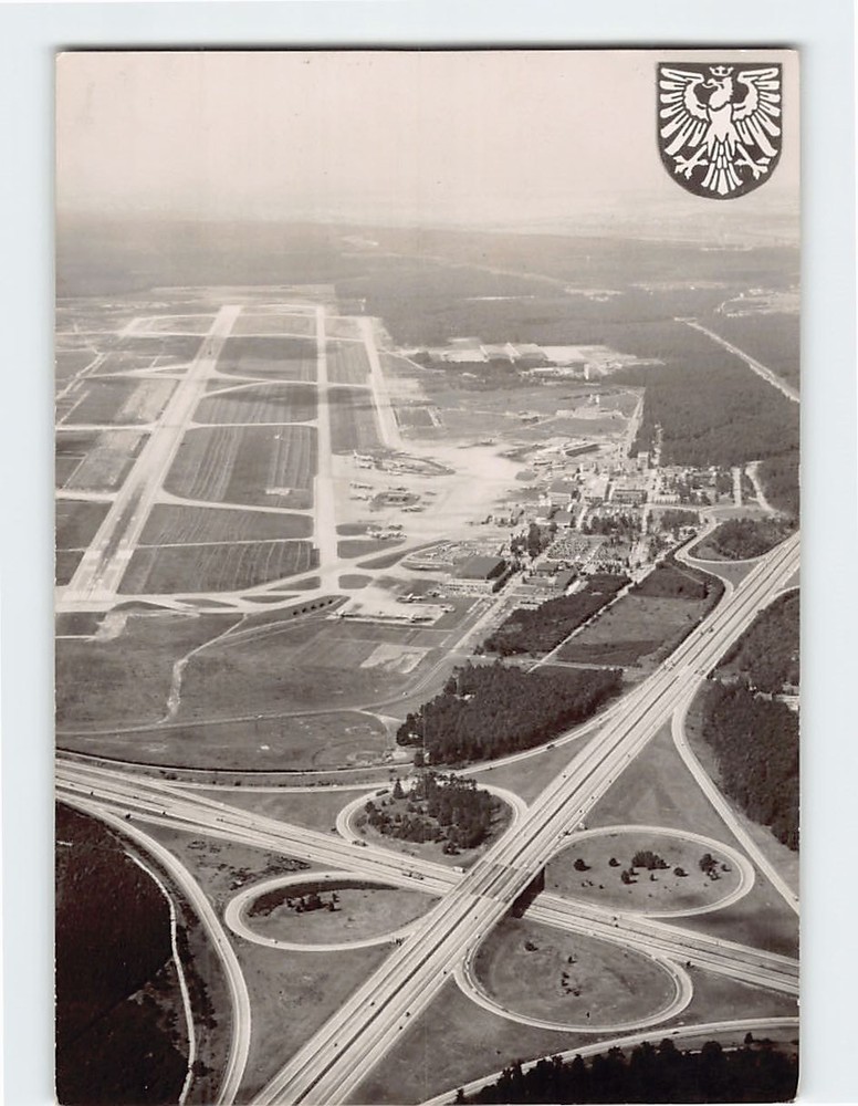 Postcard Rhein Main Flughafen Frankfurt Germany