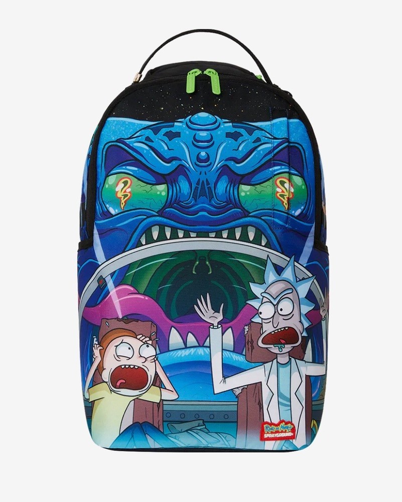 NEW SPRAYGROUND RICK & MORTY GALACTIC GETAWAY  BACKPACK LIMITED EDITION BOOKBAG