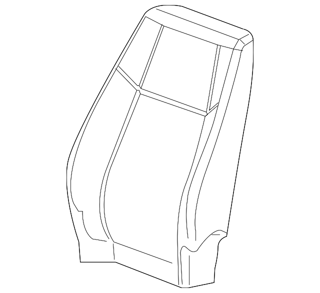 Genuine GM Seat Back Cover 20902584