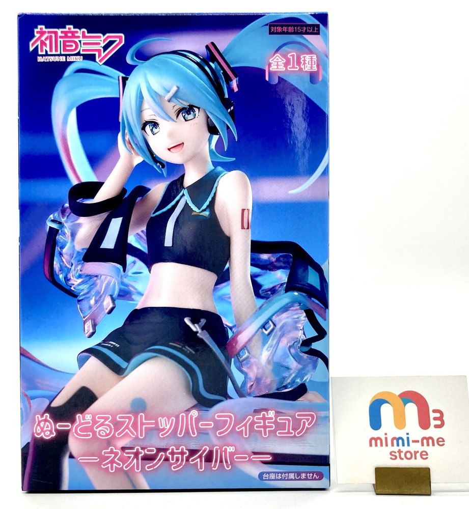Hatsune Miku Noodle Stopper Figure Neon Cyber FuRyu Unopened Japan