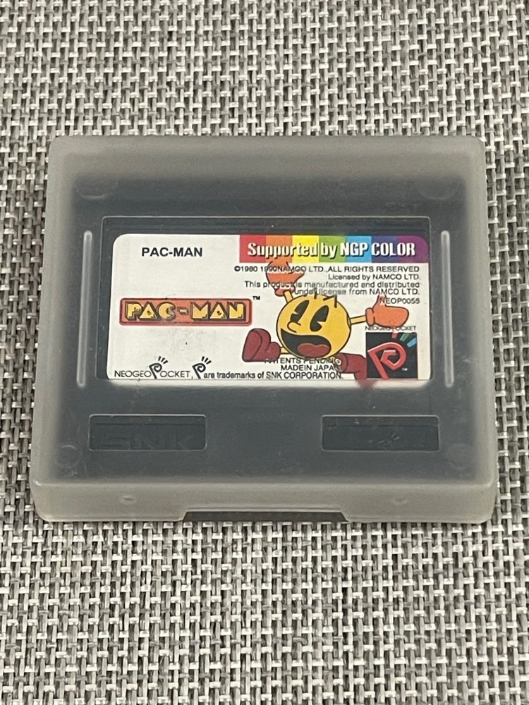 PAC-MAN PACMAN Video Game Neo Geo Pocket Color Cartridge Only. Tested and works