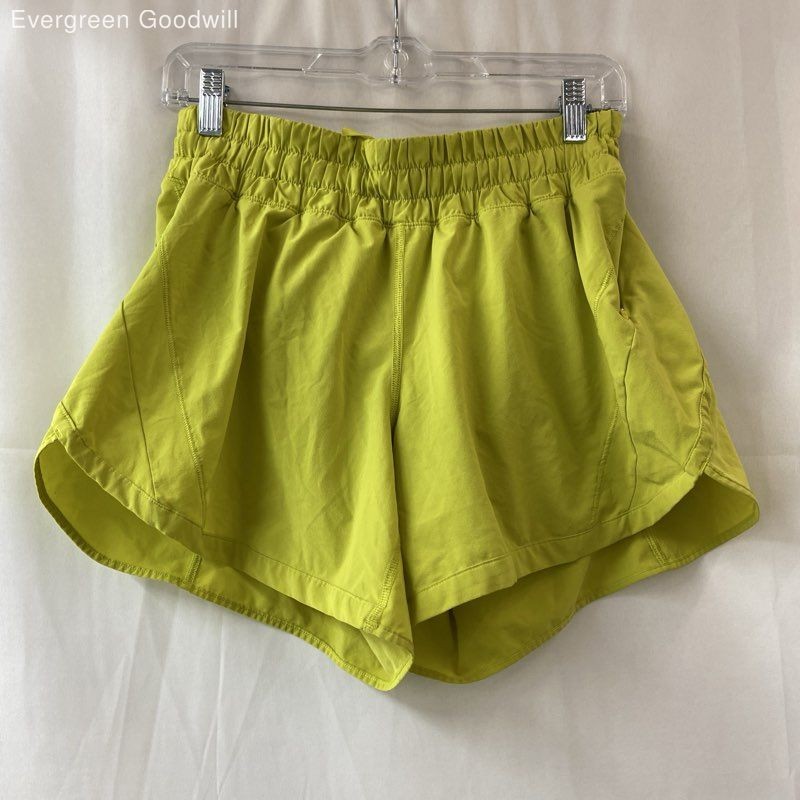 Lululemon Women's Green Elastic Waist Track That Athletic Shorts Size 10