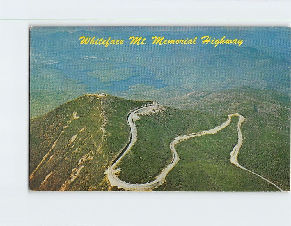 Postcard Whiteface Mt. Memorial Highway USA