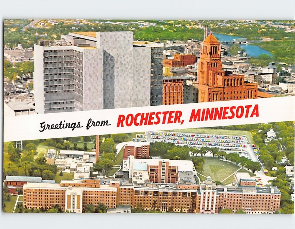 Postcard Greetings from Rochester Minnesota USA