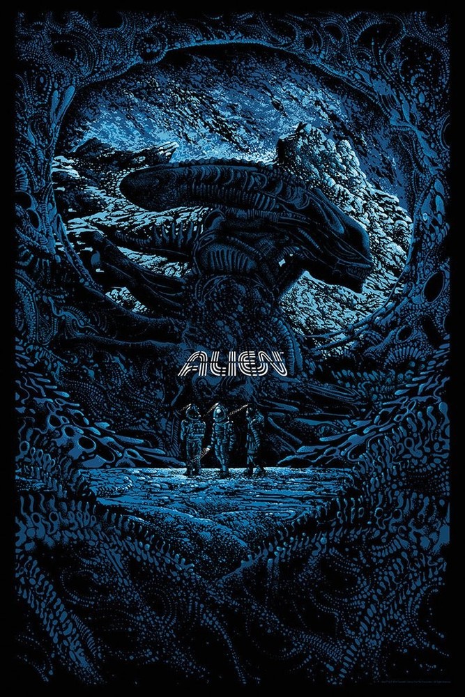 Alien by Kilian Eng xx/300 Screen Print Art Poster Mondo ArtistNever mounted, framed, or displayed-excellent condition