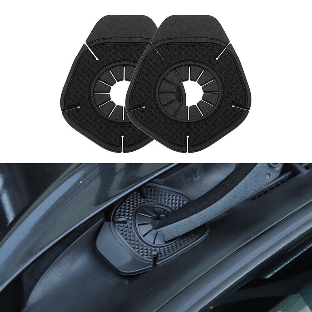 2pcs Silicone Car Windshield Wiper Hole Protective Cover Dustproof Accessories