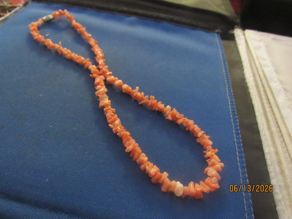 Vintage Coral Stones Southwest  Necklace
