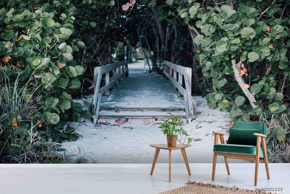3D Woodland Path Landscape Wall Murals Wallpaper Murals Wall Sticker 2