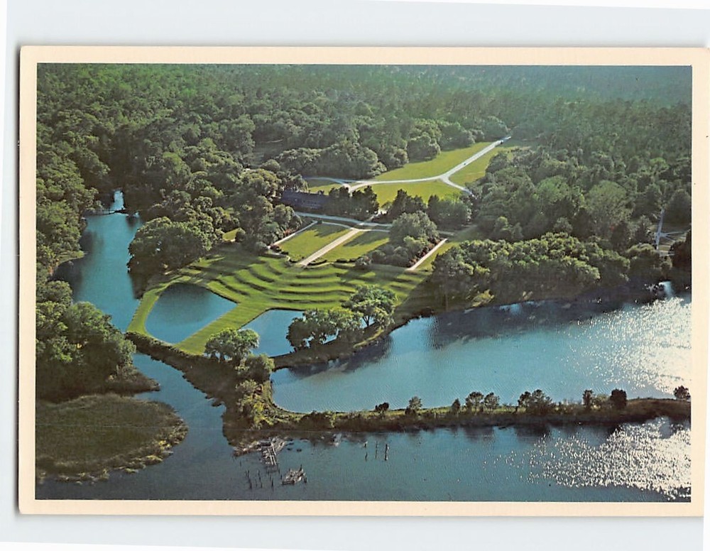 Postcard Aerial view Middleton Place Charleston South Carolina USA