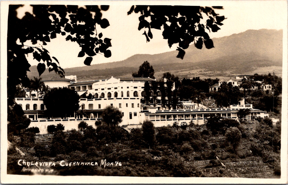 Vintage Postcard Chula Vista Cuernavaca Morelos Mexico