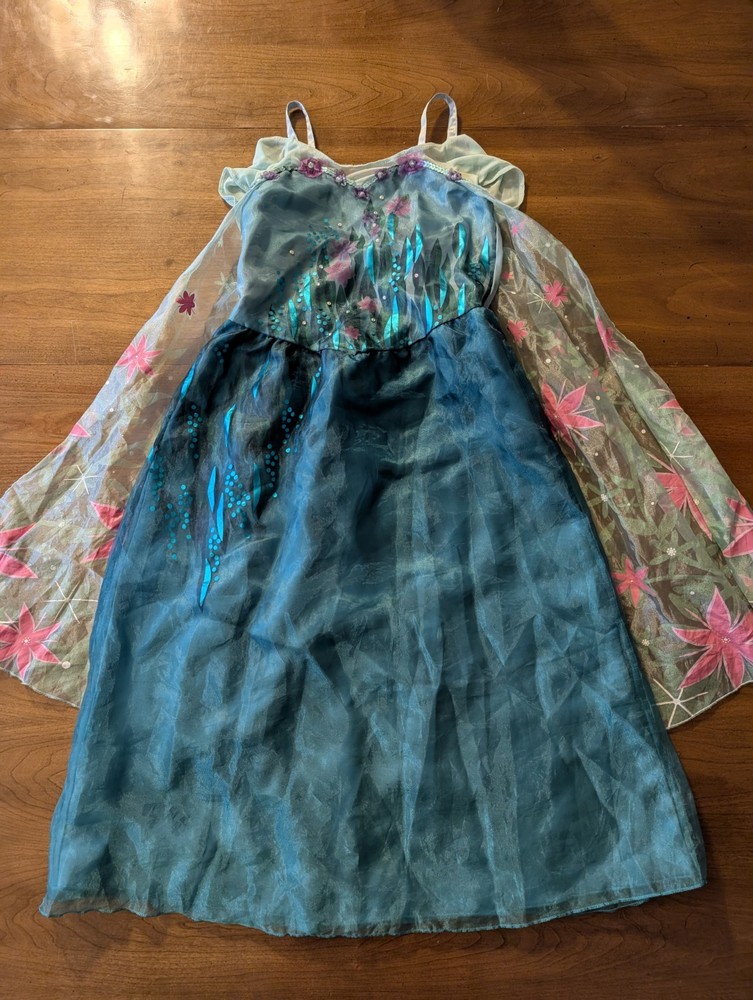 Disney Store Frozen Fever Elsa Kids' Dress Girls Costume - Size 7-8