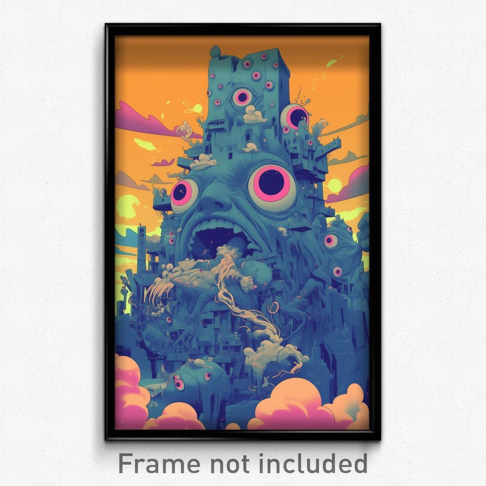 Vintage Mexican Film Poster - Gregarious Turret Retro Art Print