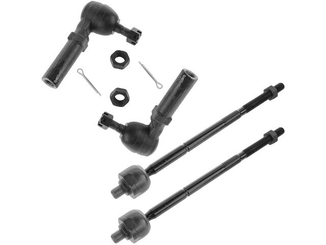 Front TRQ 4 Piece Tie Rod Set Tie Rod End Set fits Chrysler Voyager 2000 59TGHJ
