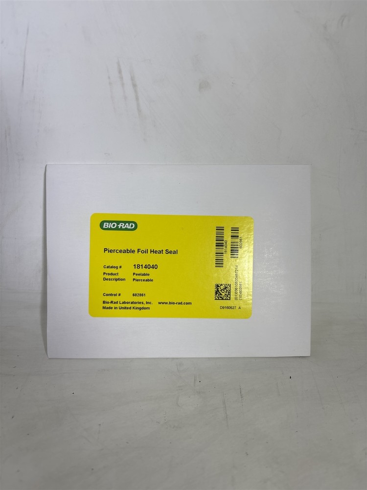 Bio-Rad 1814040 PCR Plate Heat Seal Pierceable Foil Heat Sink 100 Count