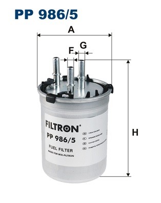 PP 986/5 FILTRON fuel filter for Audi
