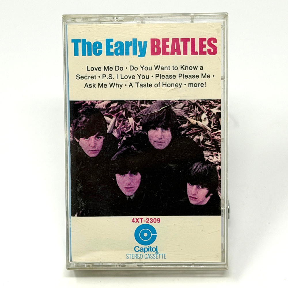 The Early Beatles Cassette Tape Capitol 4XT-2309 Rock Album