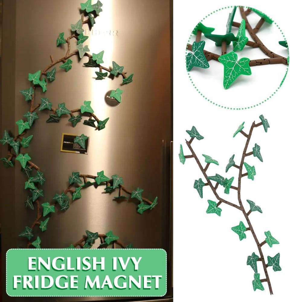 Ivy Fridge Magnet w/ Articulating Stems, MagnetIvy, 3D Printed Magnets Fridgeηδ