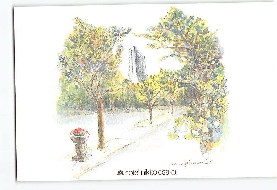 Postcard Hotel Nikko Osaka Japan
