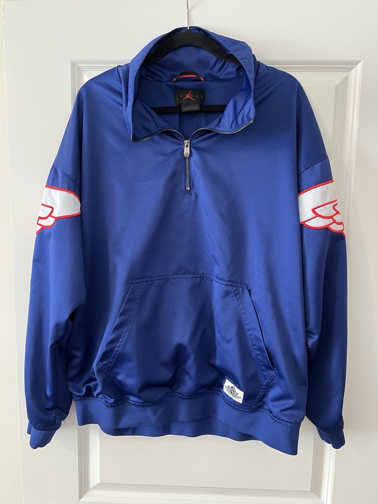 Air Jordan Wings Vintage Classic Quarter-Zip Bomber Jacket L