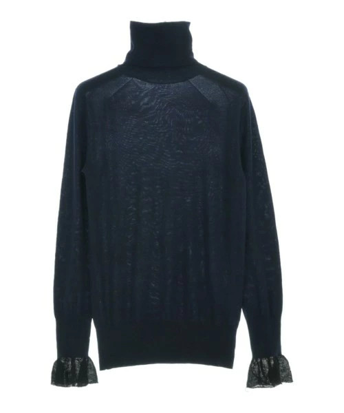 sacai Knit Sweater Women's Navy Size S Wool Vintage Used Fall Winter