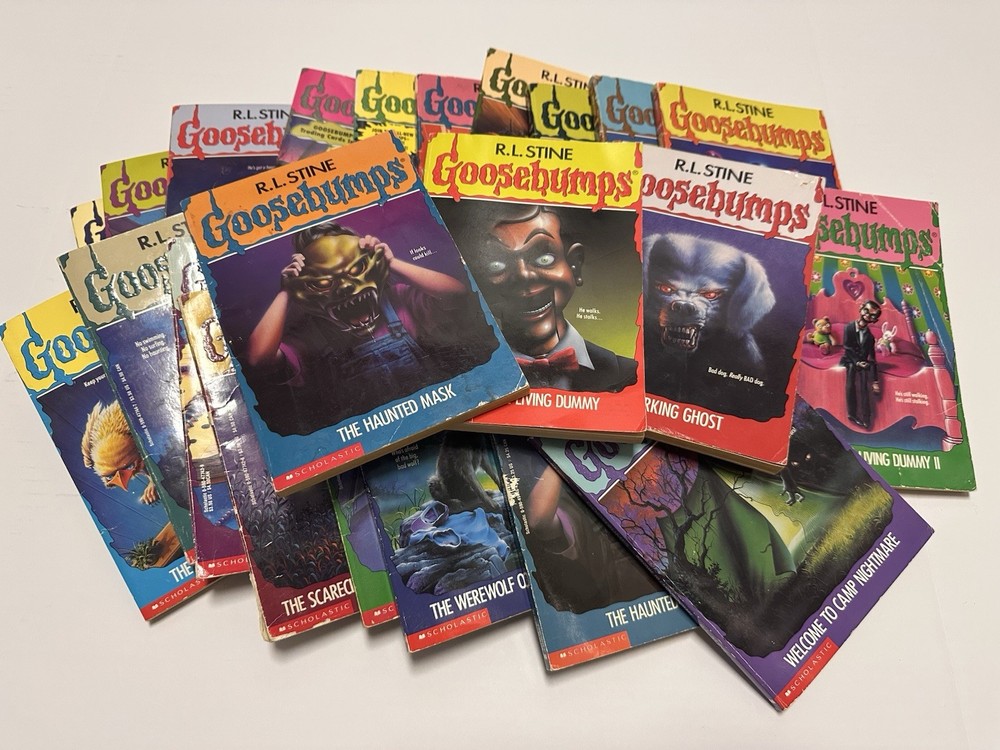 Goosebumps Vintage Book Lot (22) by R.L. Stine - Rare Prints - READ DESCRIPTION