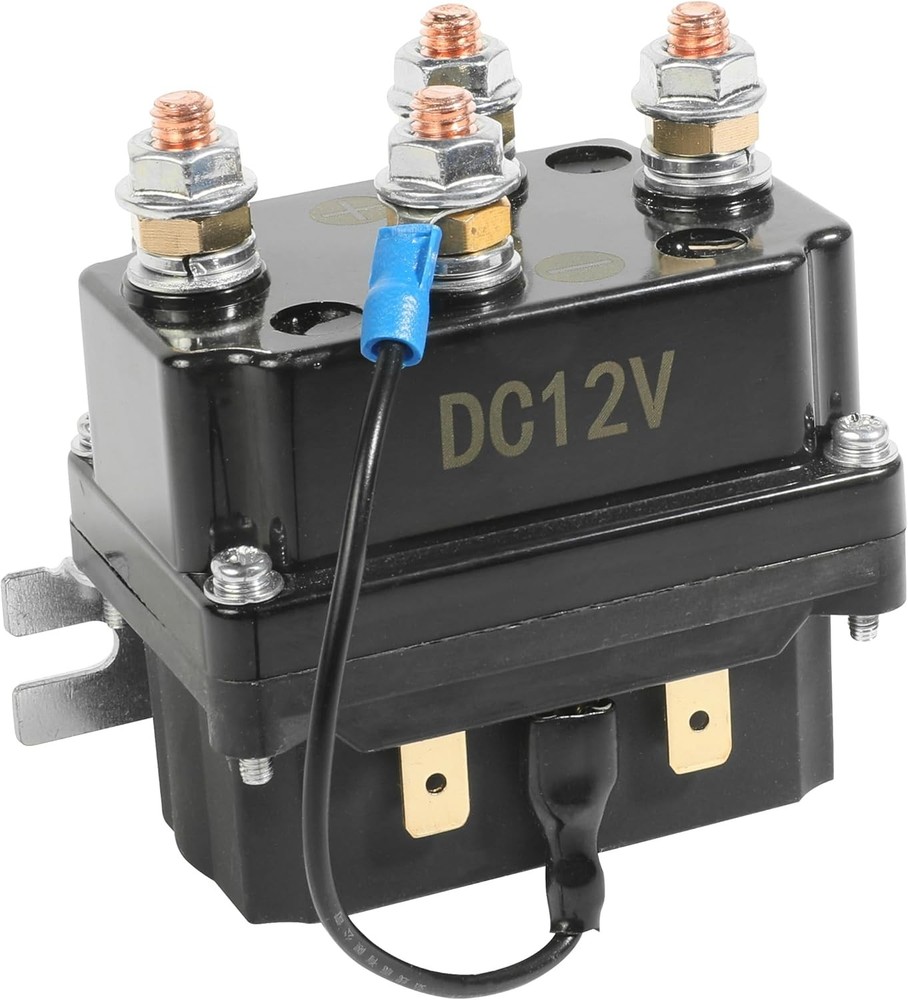 Winch Solenoid - 12V 250A Car Accessory, Reversing Contactor Switch for...