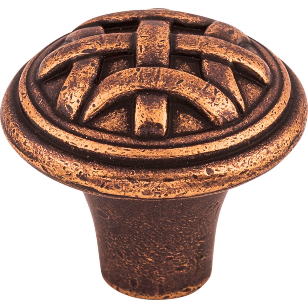 Top Knobs M225 Celtic 1 Inch Mushroom Cabinet Knob - Copper