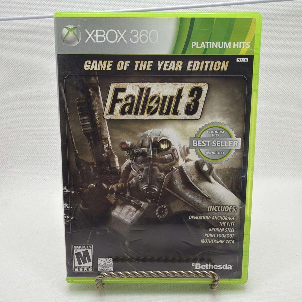 Fallout 3 - Game of the Year Edition (Microsoft Xbox 360, 2009)