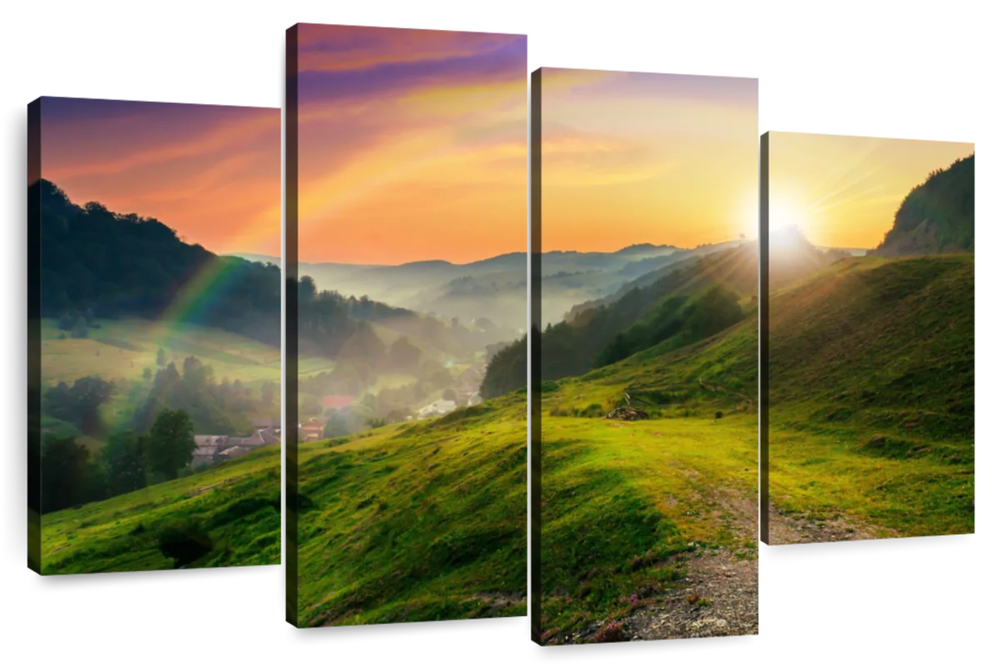 Morning Rainbow Wall Art