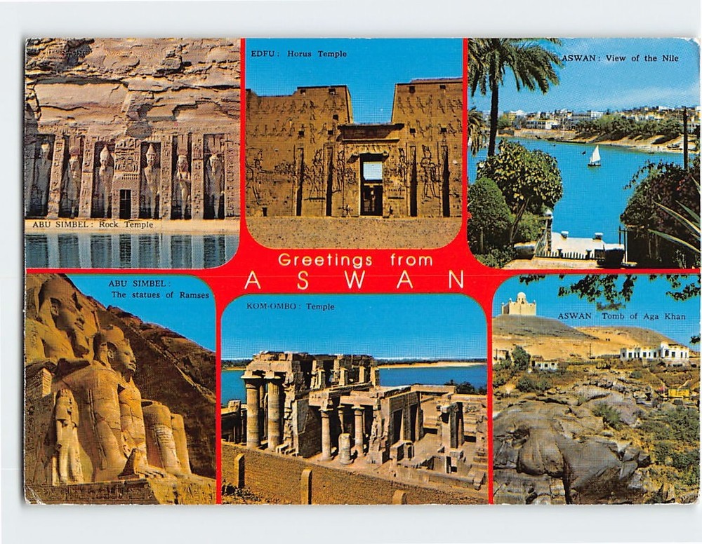 Postcard Greetings from Aswan Egypt