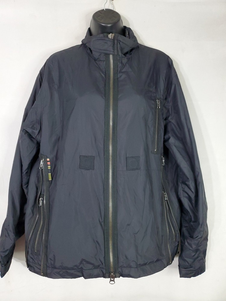 Vintage Triple Five Soul Jacket E89 Black Nylon Military Men's Sz Large Tactical