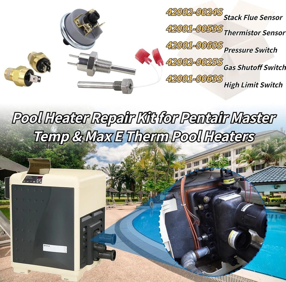 Pentair Mastertemp & Max-E-Therm Heater Repair Kit Replacement Parts 🔥