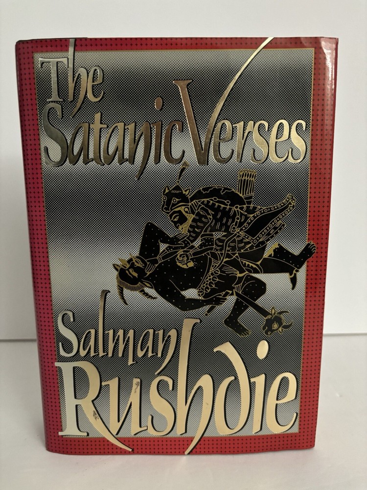 The Satanic Verses by Salman Rushdie 1988 Hardcover 1st American Edition 1989