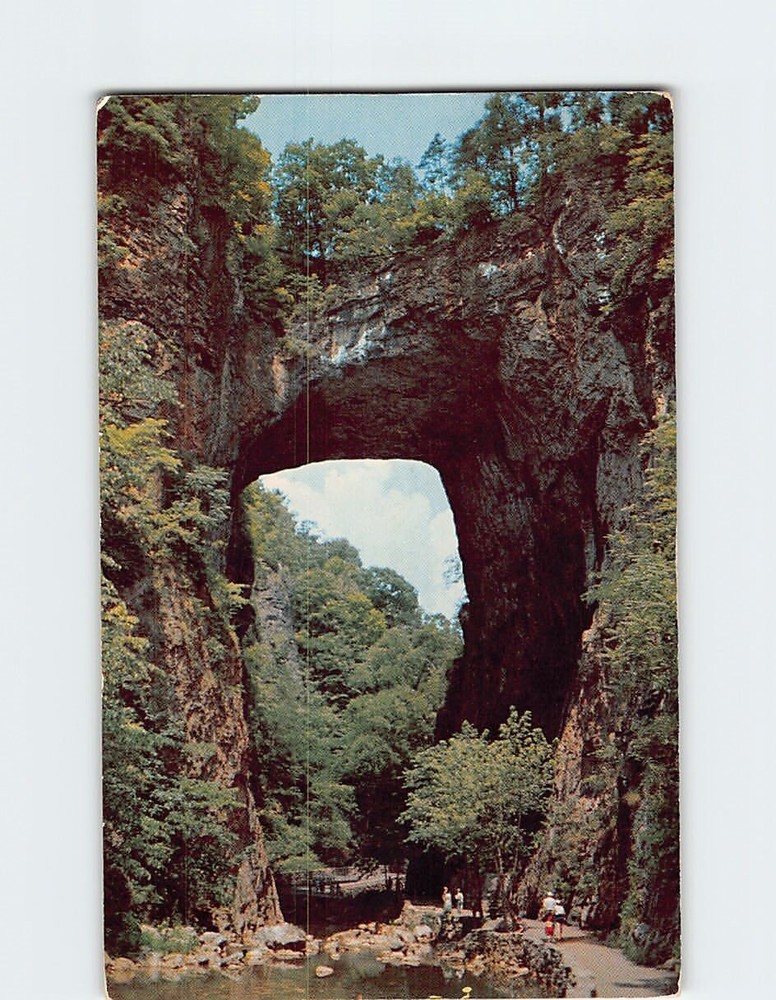 Postcard Natural Bridge Virginia USA