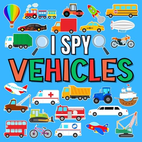 I Spy Book for Kids Ages 2-5 • Vehicles Seek and Find Acti... by Publishing, CSWFREE US DELIVERY | ISBN: 837504069X | Quality Books