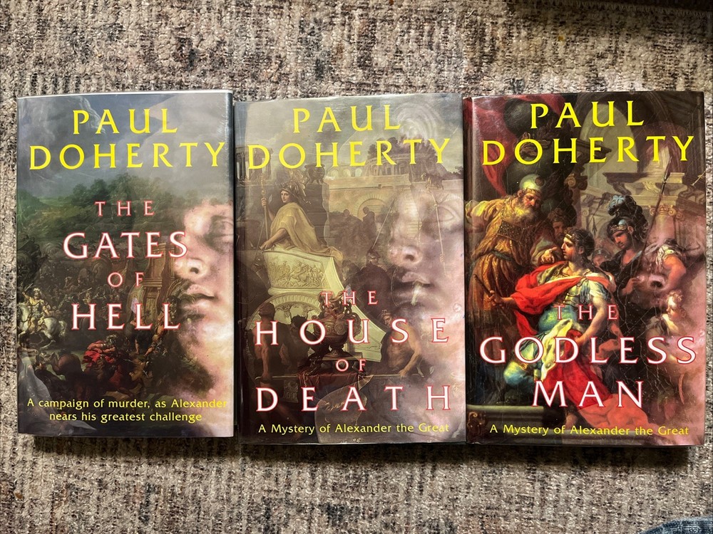 A Mystery of Alexander the Great, Paul Doherty (Complete 3 qty Hardback Series)