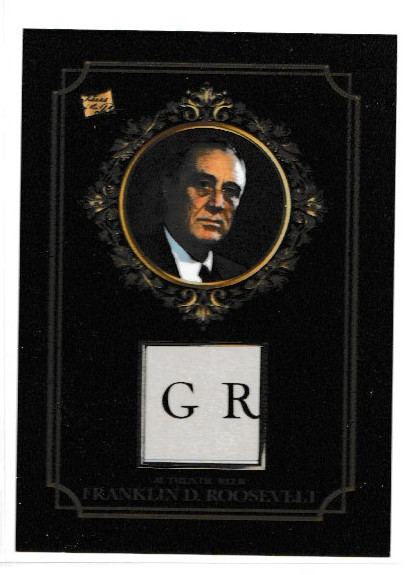 2024 Super Products Pieces of the Past  Relic Card Of Franklin D. Roosevelt
