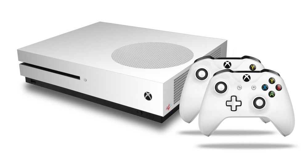 Skin XBOX One S Console Controller Solids Collection White