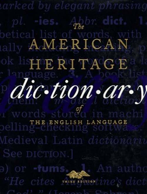 The American Heritage Dictionary of the English Language HardcoveFree US Delivery | ISBN:0395448956