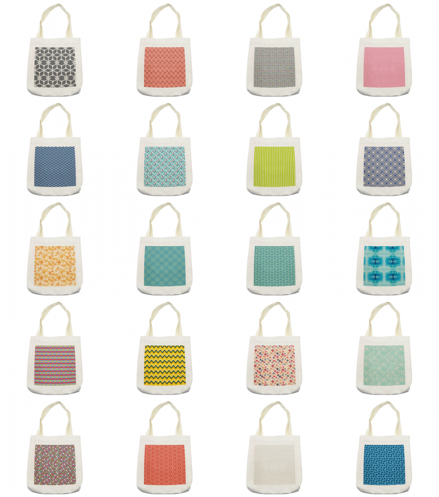 Ambesonne Surreal Linen Tote Bag for Shopping Books Beach Reusable Eco-Friendly