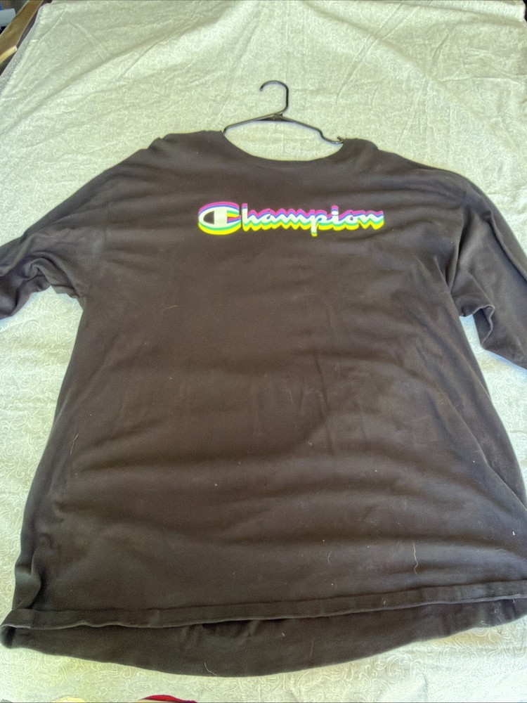 Champion Authentic Athletic Wear Long Sleeve Tshirt Men’s 2XL