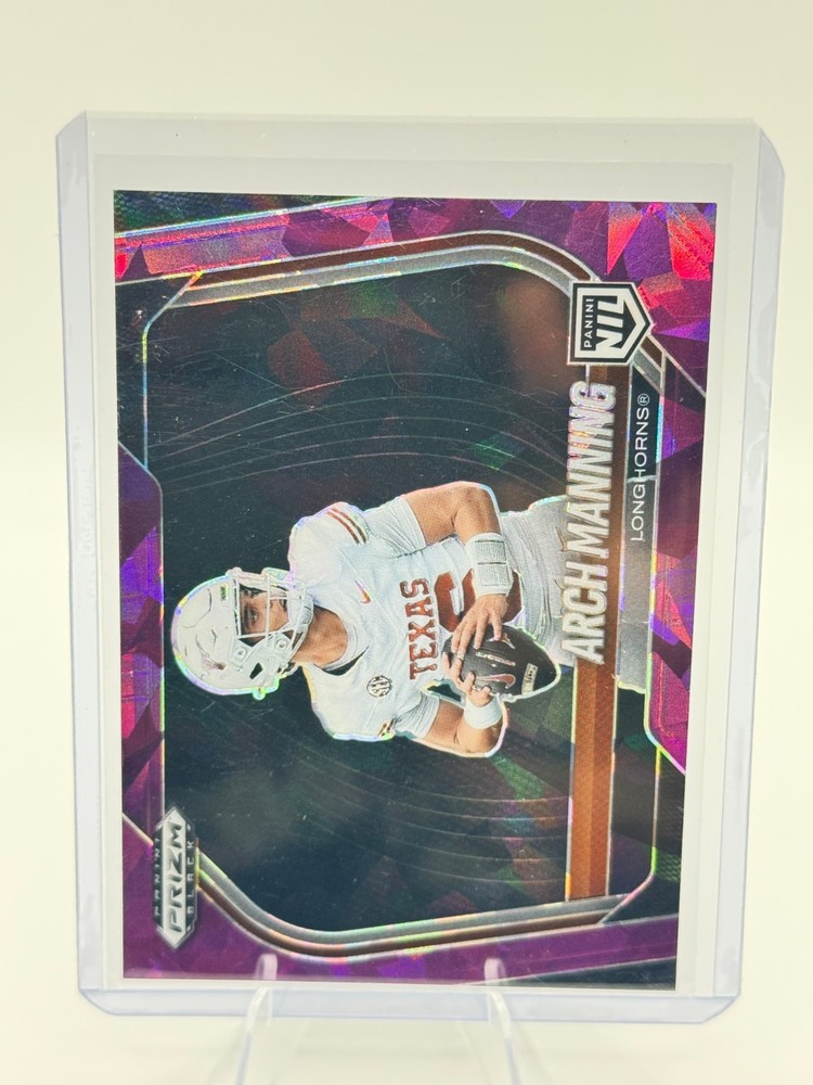 2025 Panini Prizm Black Arch Manning Purple Ice /149