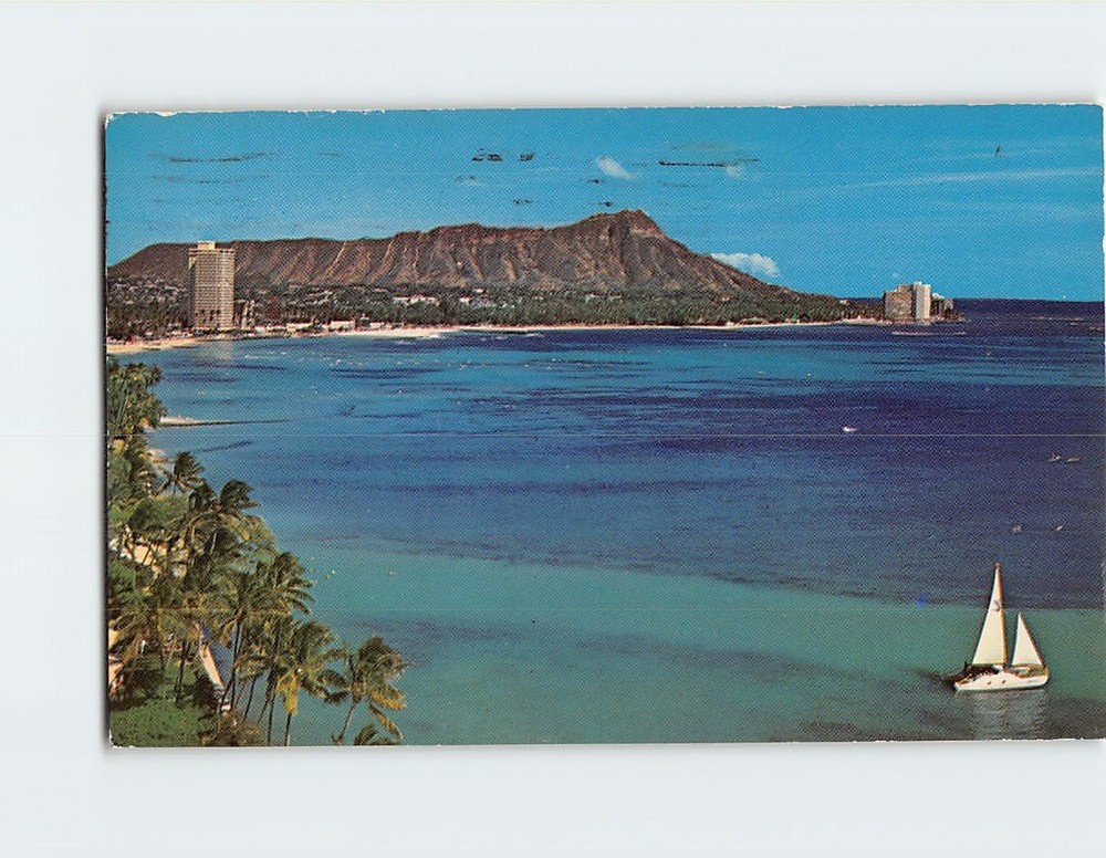 Postcard Diamond Head Honolulu Hawaii USA