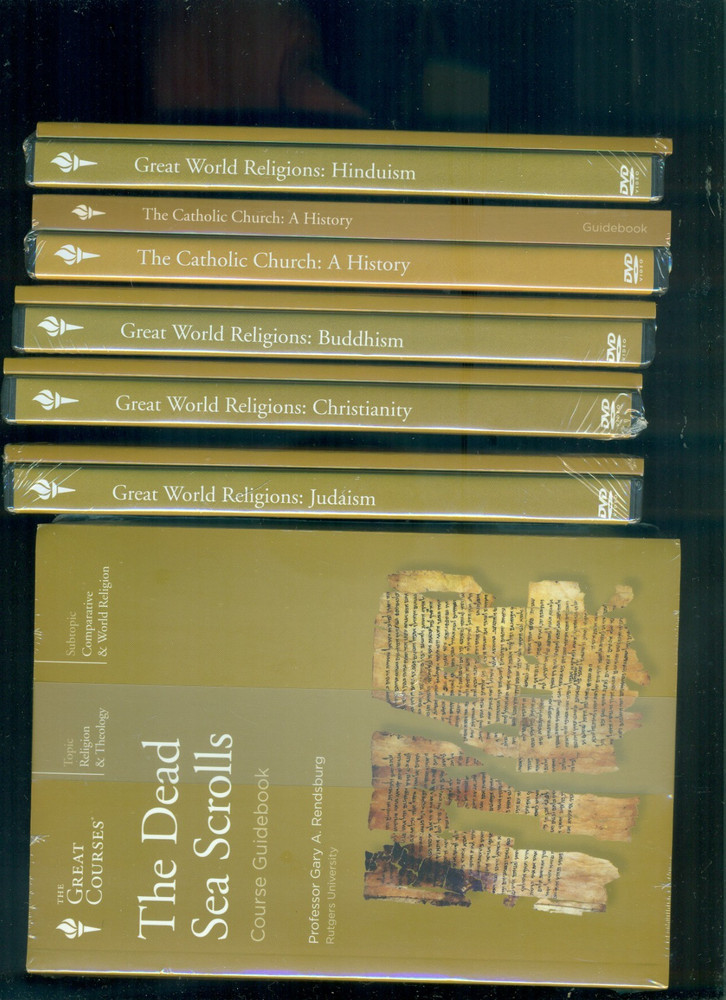 Great Courses Catholic Judaism Hinduisim Christianity 6 sets DVD&Bks New Sealed