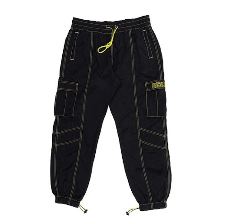 Uncvlizd Men's Large Cargo Pants with Multiple Pockets