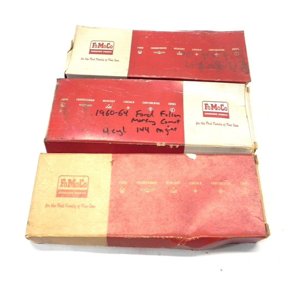 1960-64 FORD MERCURY 4 CYL 144 ENG #C0DE-6200-A NOS CONNECTING RODS ALL 3 NOS