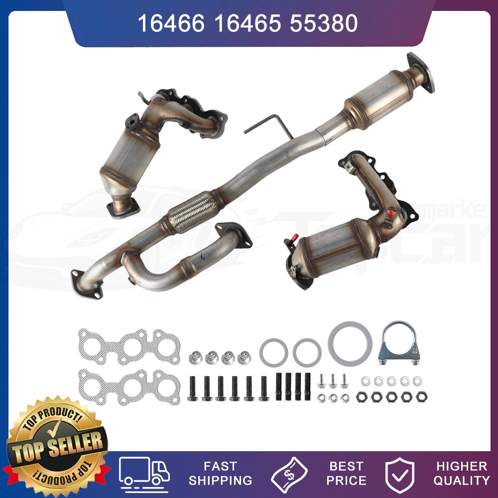 All 3 Fits For 2002-2003 Lexus ES300 3.0L Catalytic Converter with Flex Y pipe