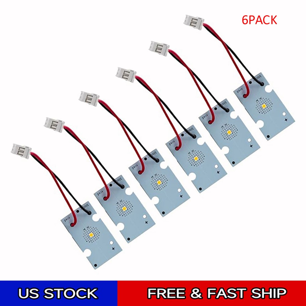 Jenn-Air KitchenAid Whirlpool Fridge LED Light PCB Board 6-Pack W10843353