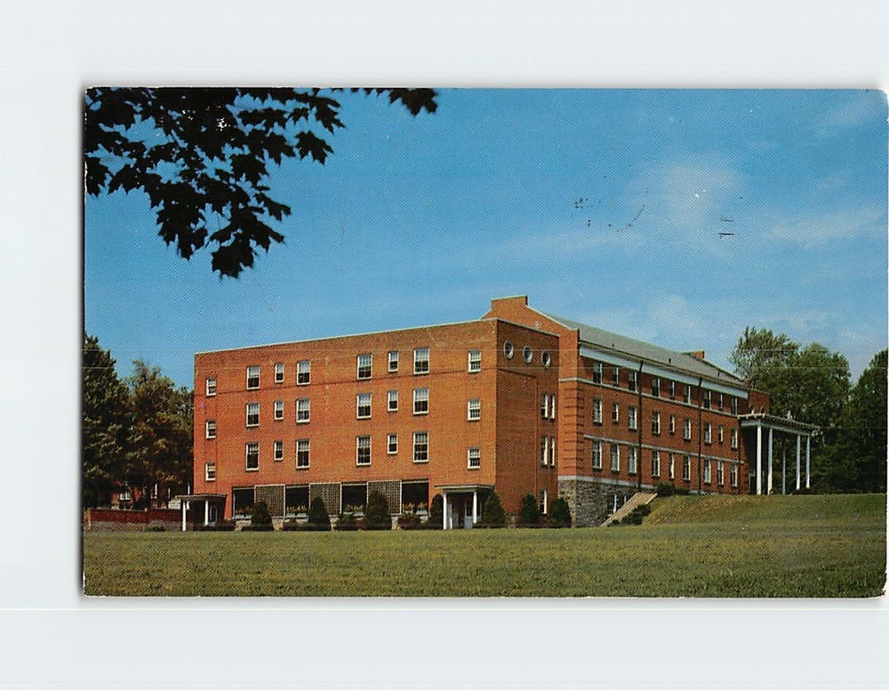 Postcard Livingston Hall Thiel College Greenville Pennsylvania USA