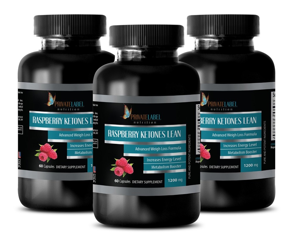 Acai Berry Extract Powder - RASPBERRY KETONES LEAN 1200mg - Lose Weight Pills 3B-image